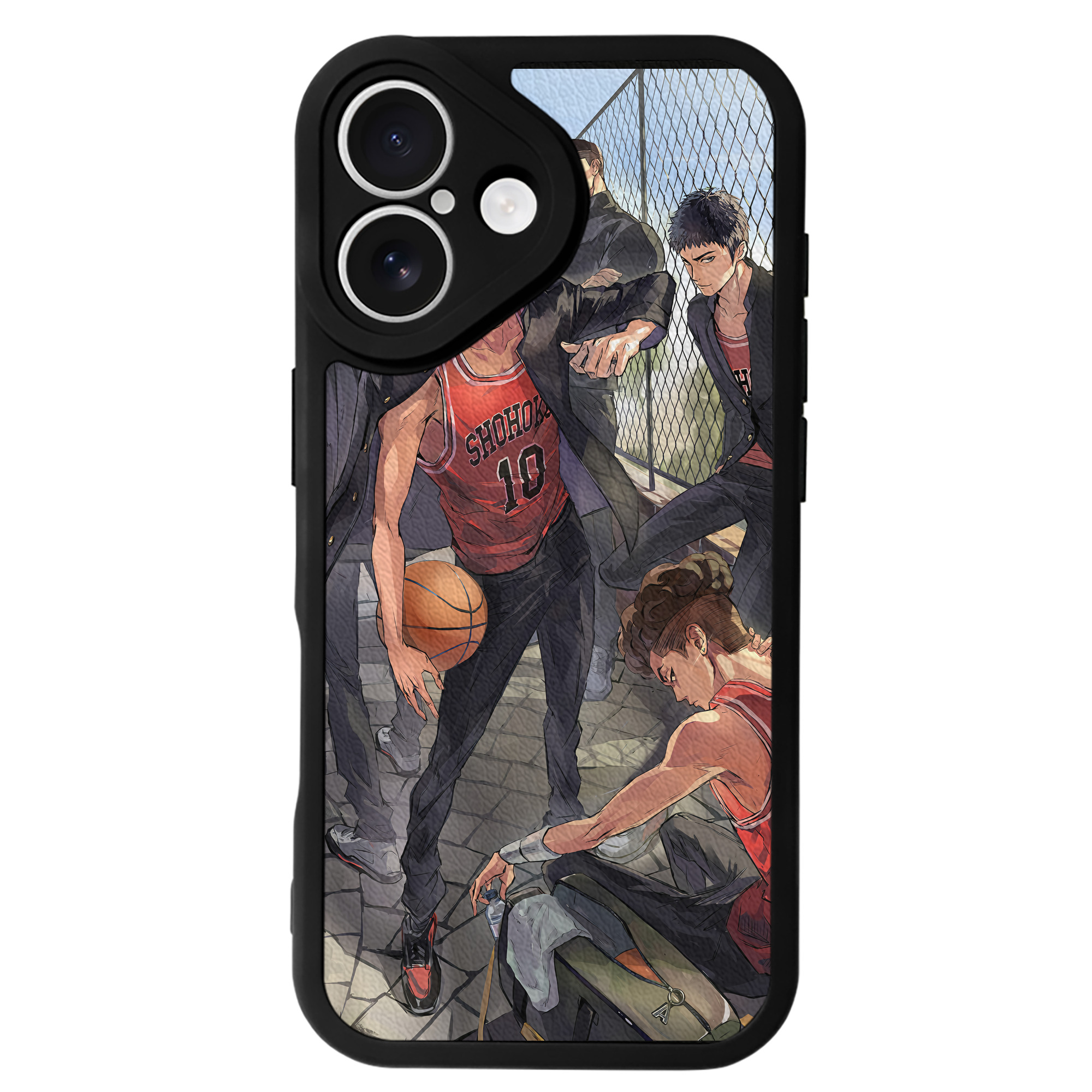 （画像用） SLAM DUNK／スラムダンク 【iPhone 16シリーズ対応】シリコンスマホケース（レザー調） 材質：シリコン